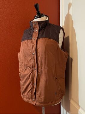 Kuhl Women’s Celeste Lined Gorpcore Full Zip Snap Hunting Vest Jacket